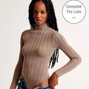 #173 ABERCROMBIE Stretch Knit Bodysuit